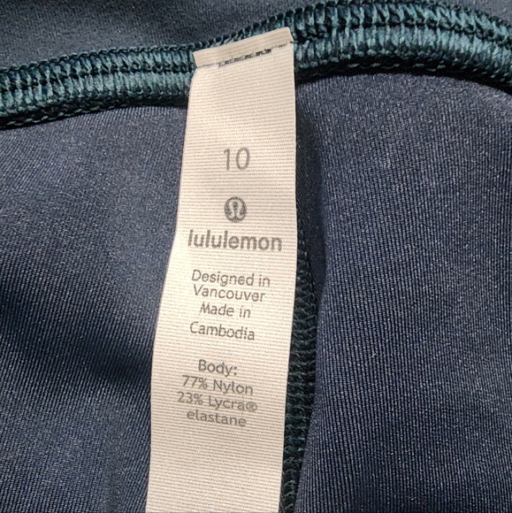 NWT RARE Lululemon Wunder Train HR Tight *Special Edition Logo Leggings, Size 10 - Picture 8 of 11